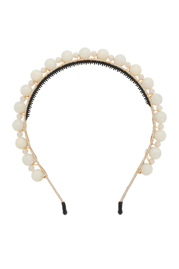 PROJECT 6 IVORY MARBLES HEADBAND [Final Sale]