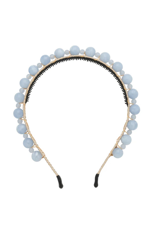 PROJECT 6 LIGHT BLUE MARBLES HEADBAND [Final Sale]