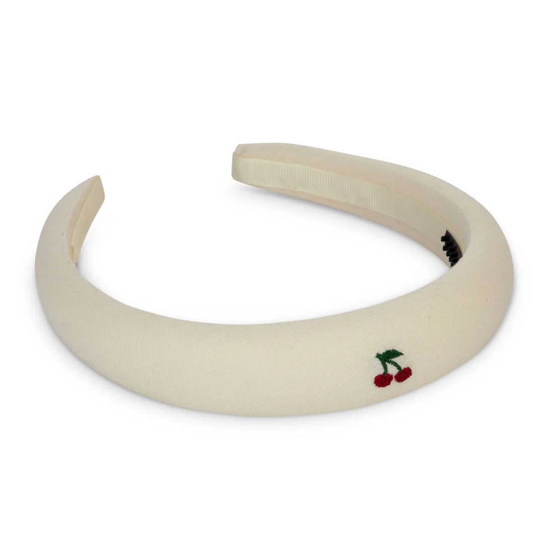 LA ENFANT CREAM CHERRY EMBROIDERED HEADBAND [FINAL SALE]