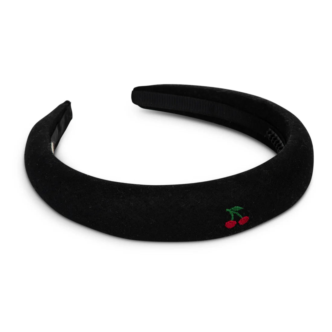 LA ENFANT BLACK CHERRY EMBROIDERED HEADBAND [FINAL SALE]