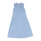 VALENTINA LIGHT BLUE DENIM CHAMBRAY MIDI DRESS