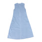 VALENTINA LIGHT BLUE DENIM CHAMBRAY MIDI DRESS