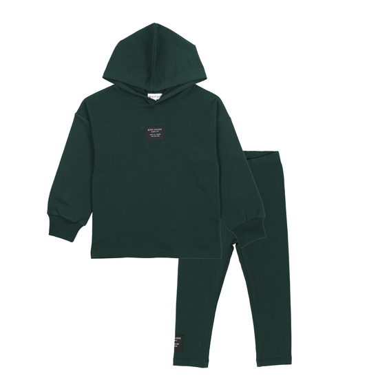 BOPOP HUNTER GREEN CANVAS PATCH SET