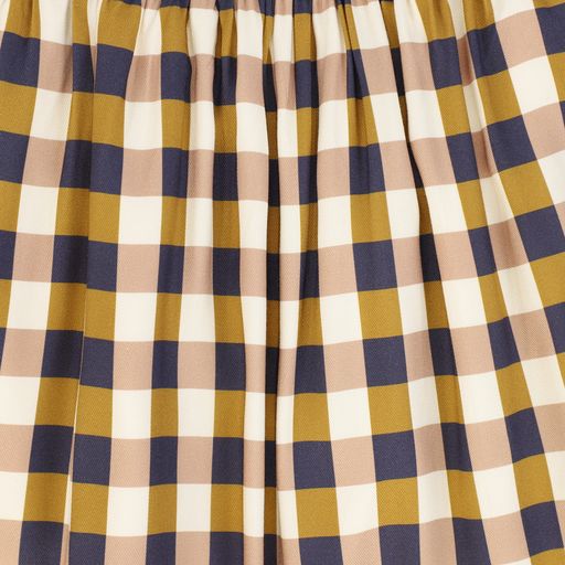 MIPOUNET MULTI COLORED CHECKED SKIRT