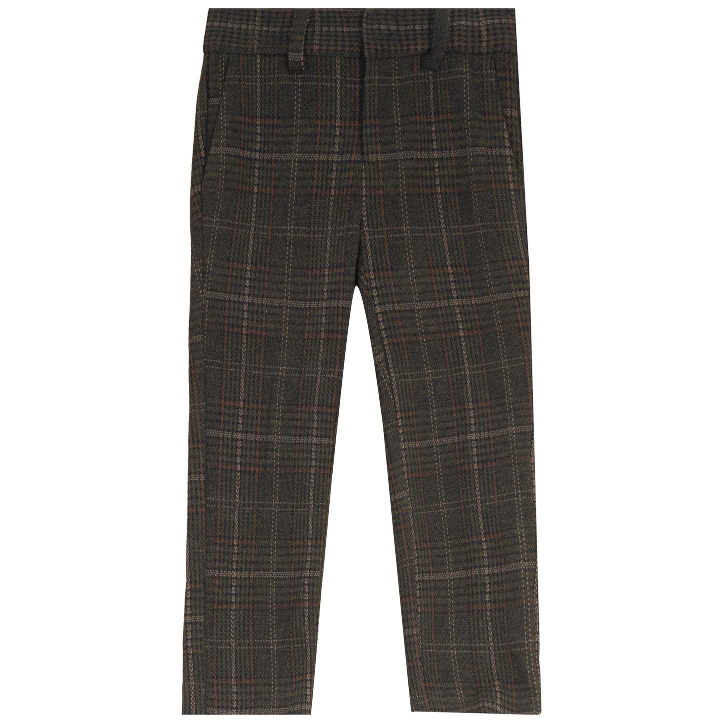 MANN OLIVE PLAID PANTS
