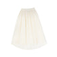 VENERA ARAPU CREAM GATHERED WAIST SKIRT