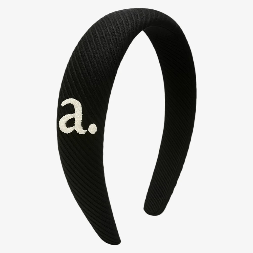 ARCHI BLACK KNIT HEADBAND [FINAL SALE]