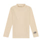 RETRO KID OAT/CREAM KNIT MOCKNECK