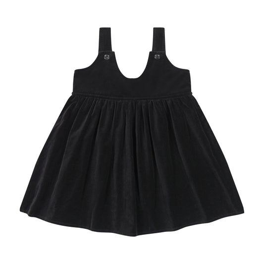 RETRO KID BLACK VELVET DRESS