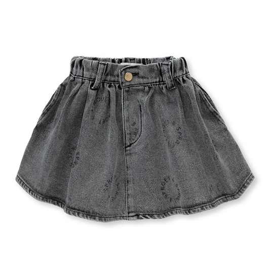 SPROET & SPROUT BLACK DENIM WASH SKIRT