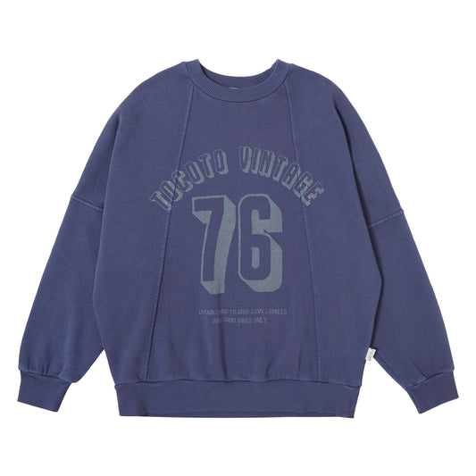 TOCOTO VINTAGE NAVY LOGO SWEATSHIRT