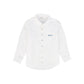 COCO BLANC WHITE LOGO BUTTON DOWN SHIRT