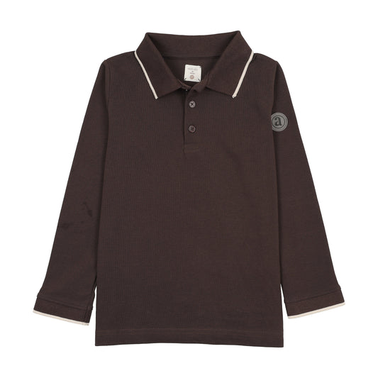 ANALOGIE CHOCOLATE BROWN CLASSIC POLO
