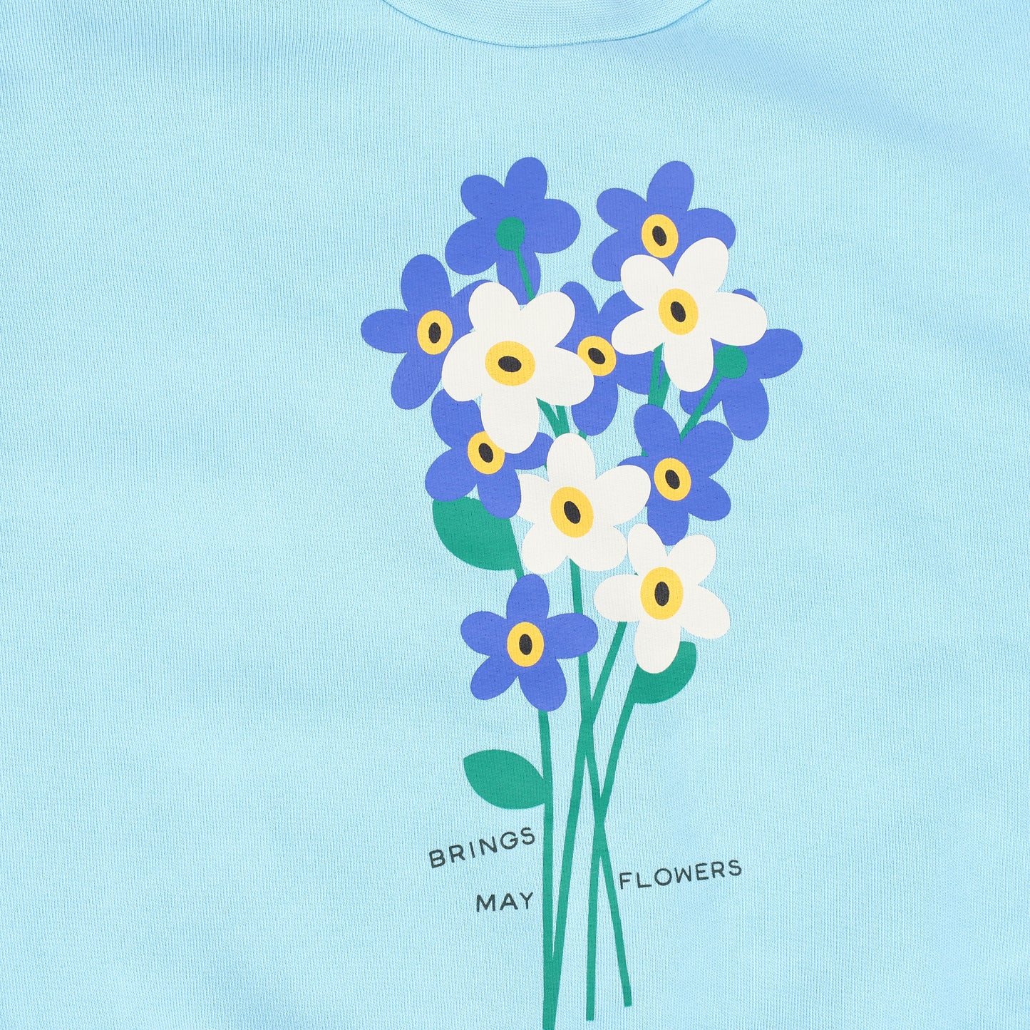 WYNKEN BLUE FLOWER BUNCH SWEATSHIRT