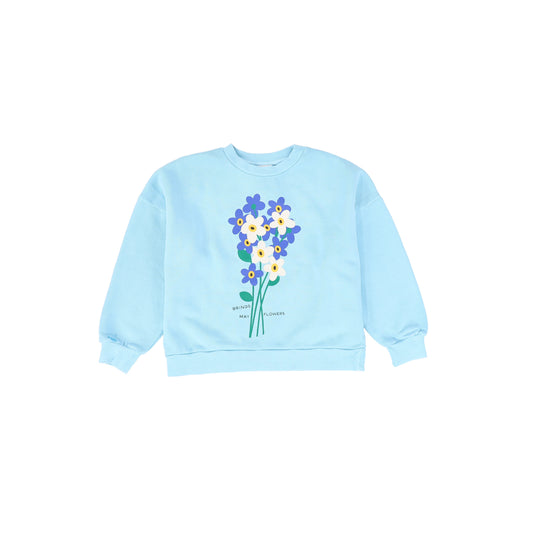 WYNKEN BLUE FLOWER BUNCH SWEATSHIRT