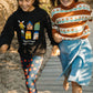 WANDER & WONDER ORANGE FLORAL TURTLENECK SWEATER