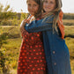 WANDER & WONDER ORANGE FLORAL DRESS