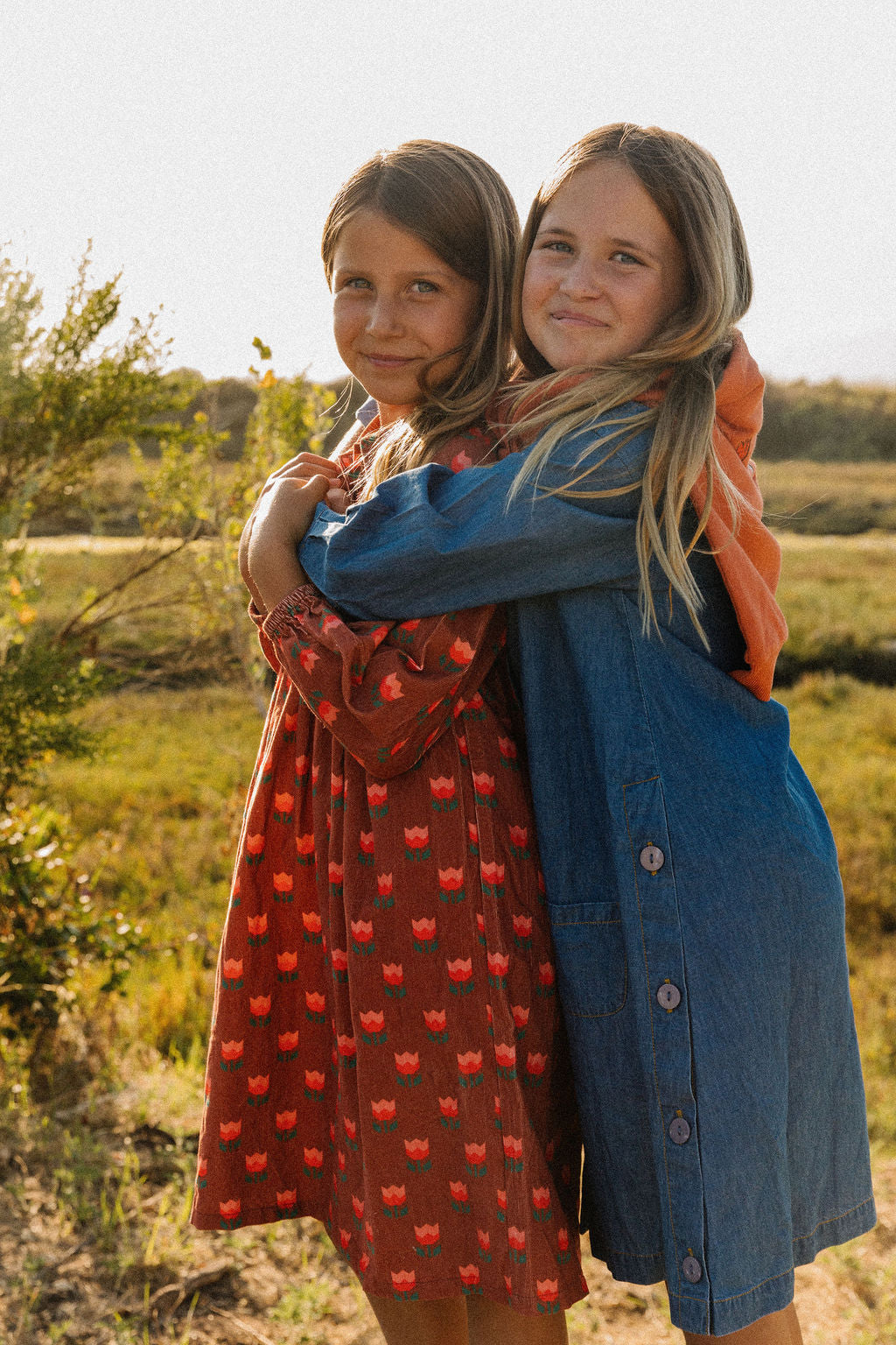 WANDER & WONDER ORANGE FLORAL DRESS