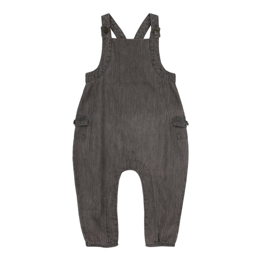 ANALOGIE GREY WASH TENCEL BOYS ROMPER