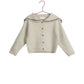 PLEASE MOM NATURAL SAILOR COLLAR KNIT SWEATER