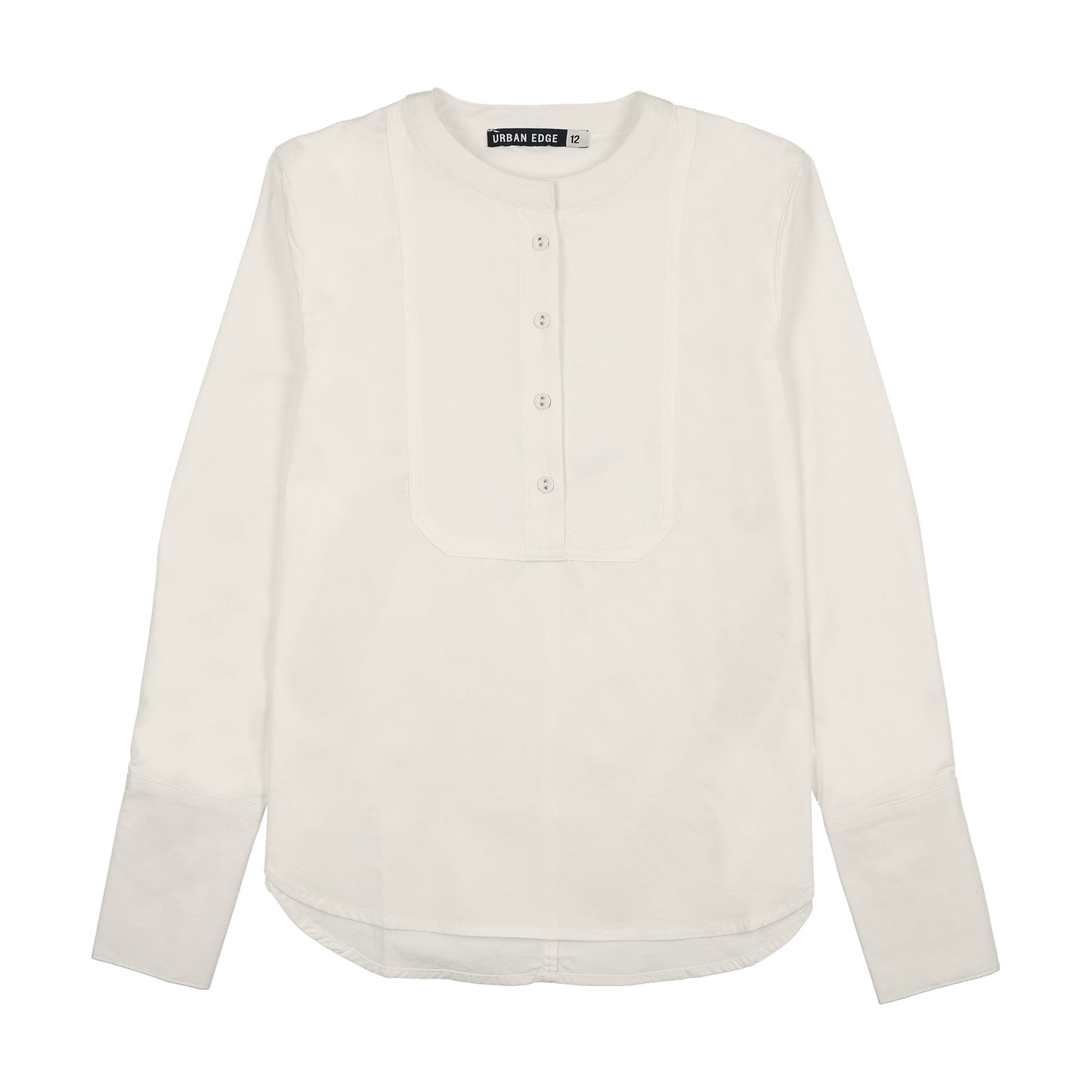 URBAN EDGE WHITE BIB BLOUSE