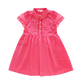 LITTLE PARNI PINK SCALLOP STITCH COLLAR DRESS