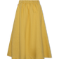 AO76 YELLOW MIDI SKIRT