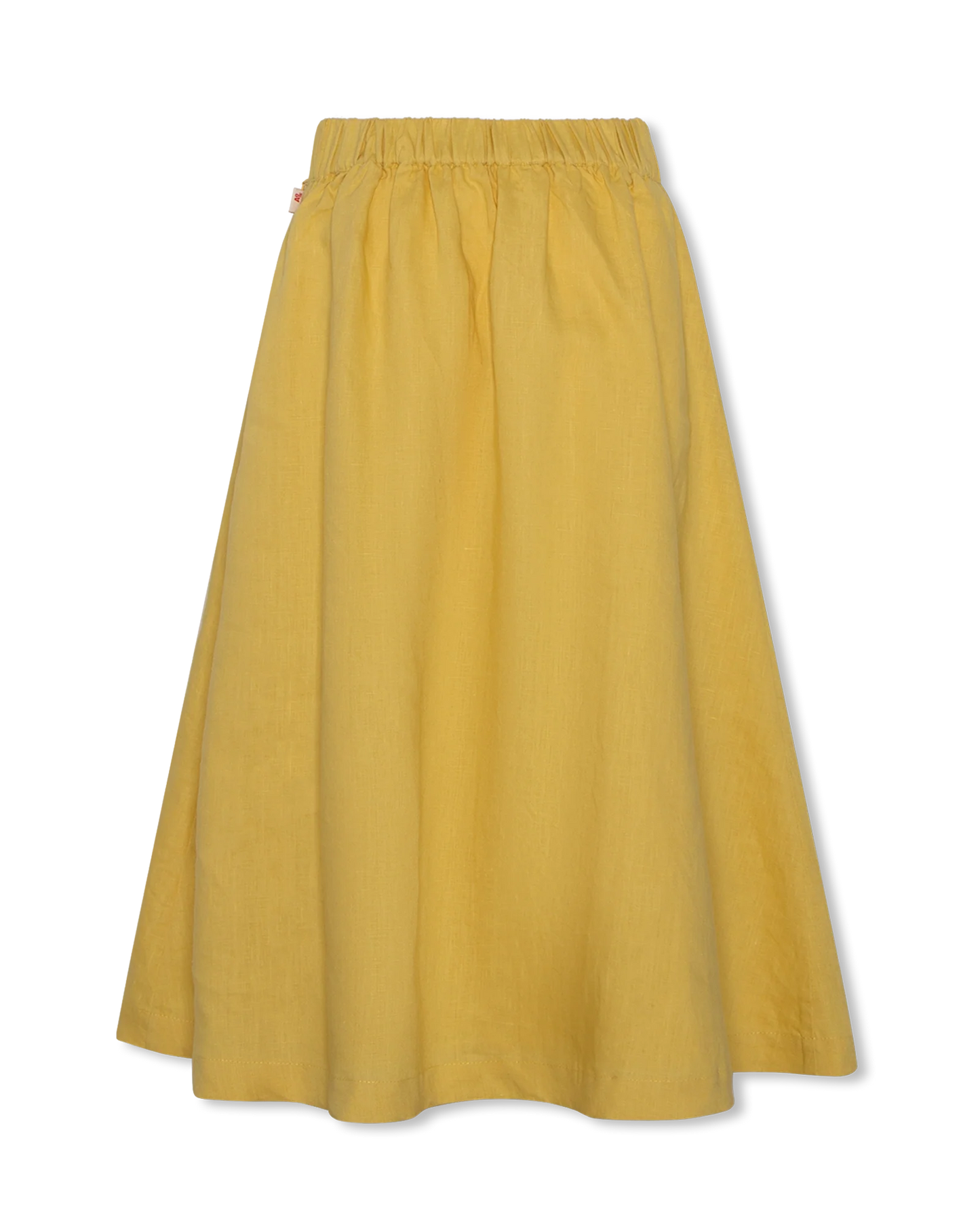 AO76 YELLOW MIDI SKIRT