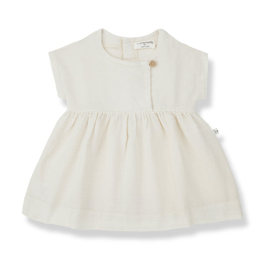 1 + IN THE FAMILY IVORY WAISTED DRESS