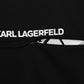 KARL LAGERFELD BLACK LOGO SWEAT DRESS [Final Sale]