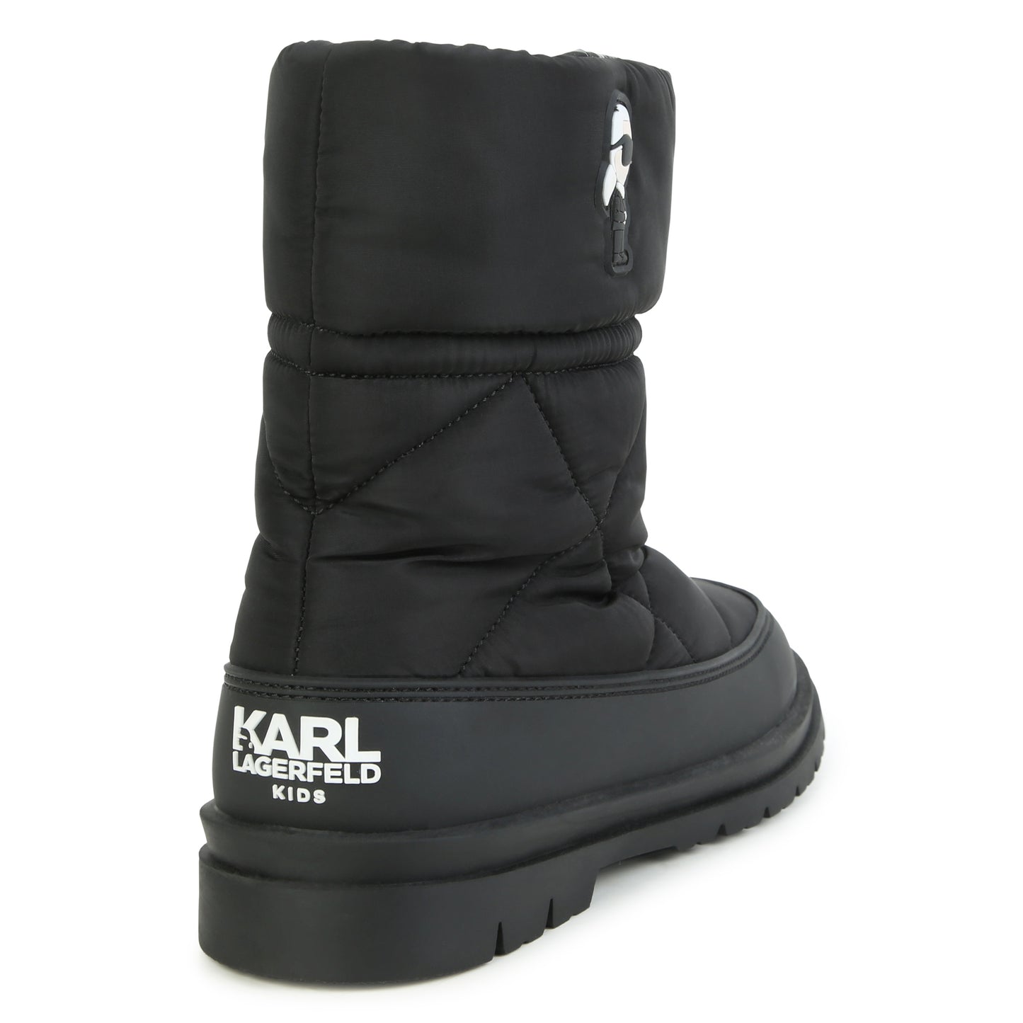 KARL LAGERFELD BLACK DRAWSTRING BOOTS [Final Sale]
