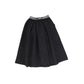 KARL LAGERFELD BLACK LOGO WAISTED POCKET SKIRT [FINAL SALE]