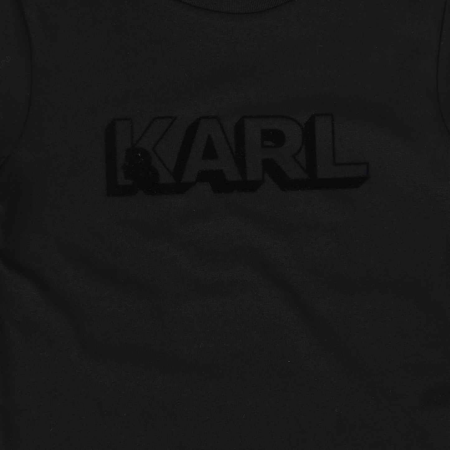 KARL LAGERFELD BLACK LOGO TEE [FINAL SALE]