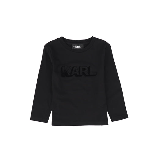 KARL LAGERFELD BLACK LOGO TEE [FINAL SALE]