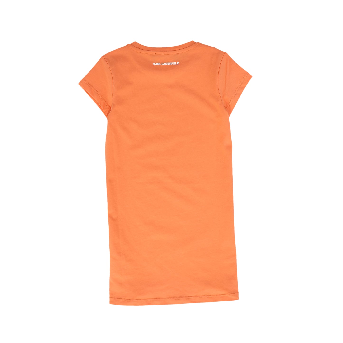 KARL LAGERFELD ORANGE LOGO DRESS