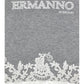 ERMANO SCERVINO HEATHER GREY LACE TRIM SWEATSHIRT