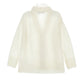ERMANO SCERVINO CREAM KNIT LACE TRIM CARDIGAN