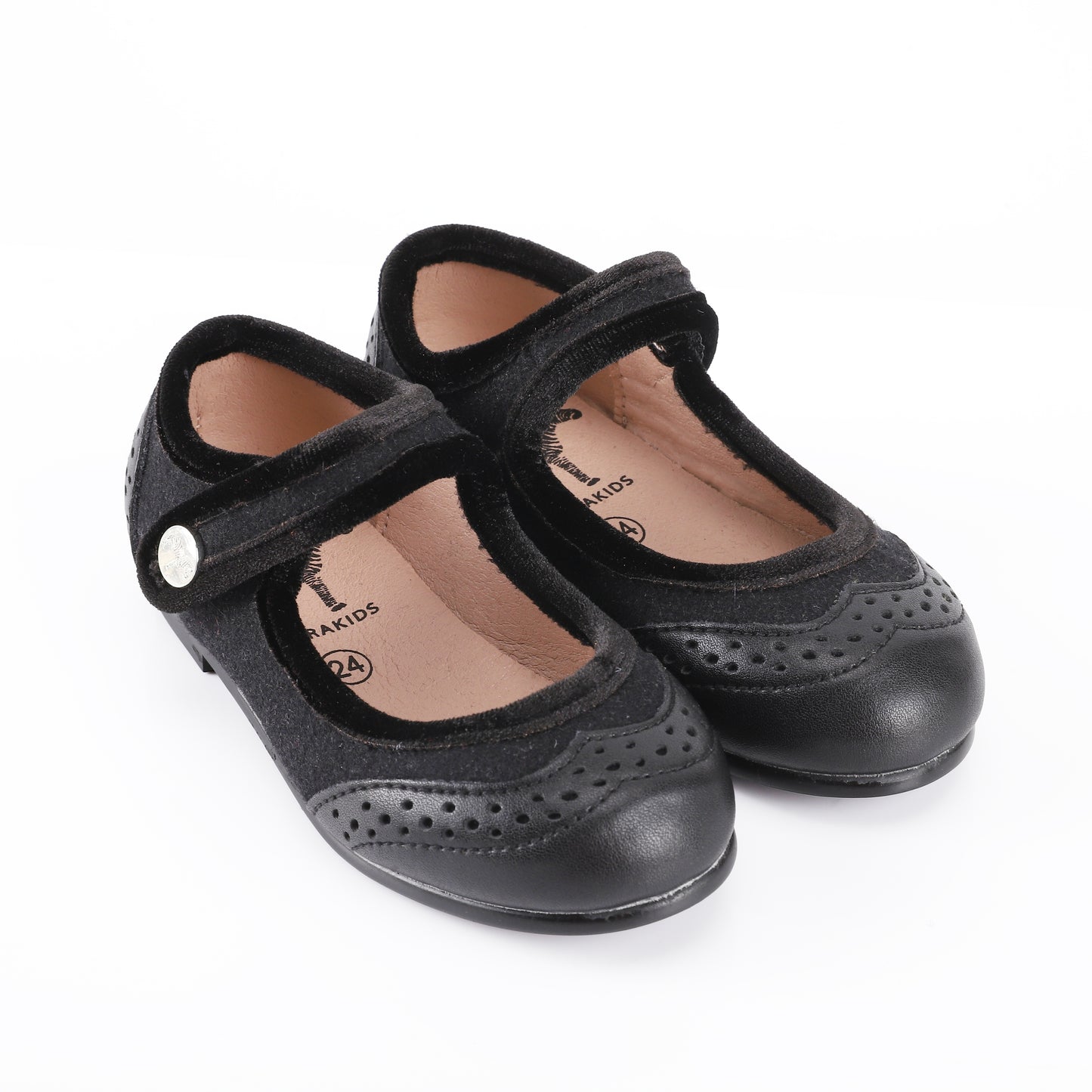 ZEEBRA BLACK WINGTIP MARY JANE [FINAL SALE]