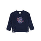 SONIA RYKIEL NAVY LOGO SWEATSHIRT