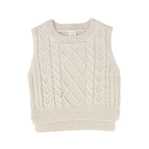 ANALOGIE NATURAL CABLE VEST [Final Sale]