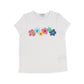 SONIA RYKIEL WHITE FLORAL DESIGN TEE [FINAL SALE]