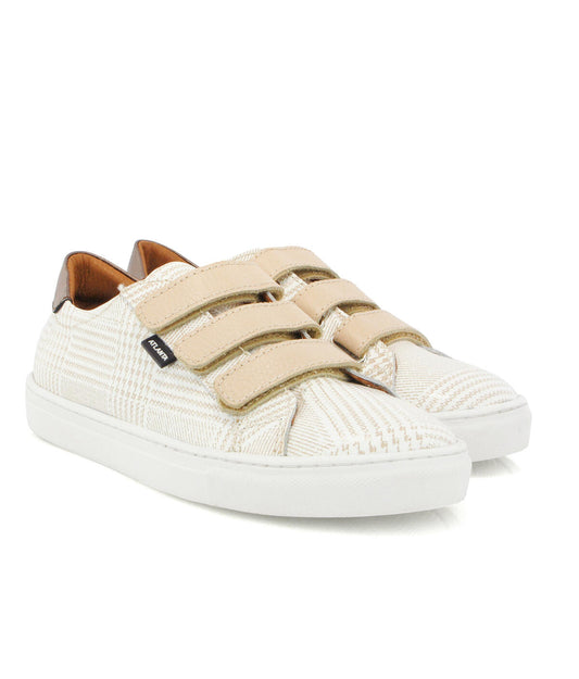 ATLANTA MOCASSIN BIEGE/ROSE TRIPLE STRAP SNEAKER