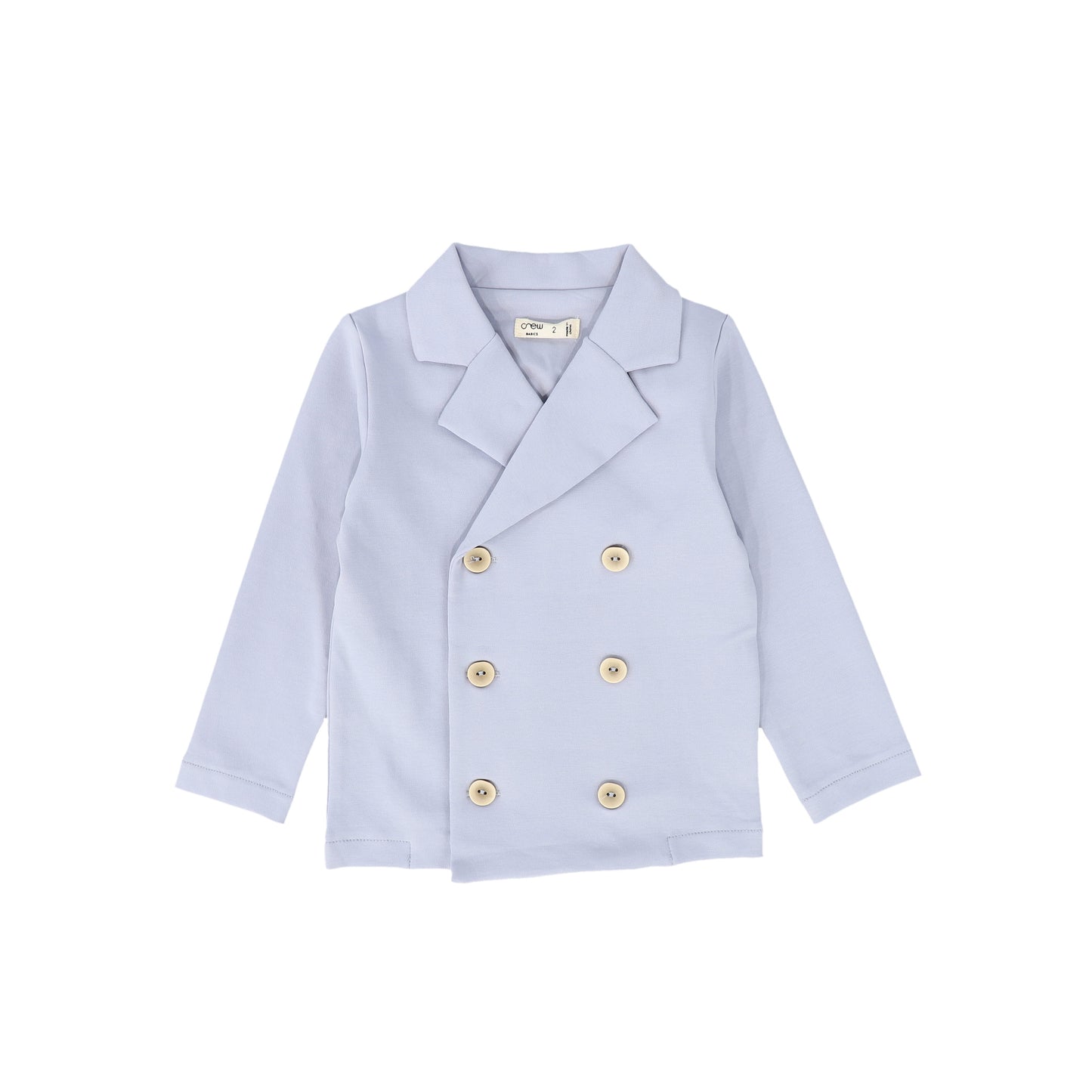 CREW KIDS BLUE DOUBLE BREASTED BLAZER