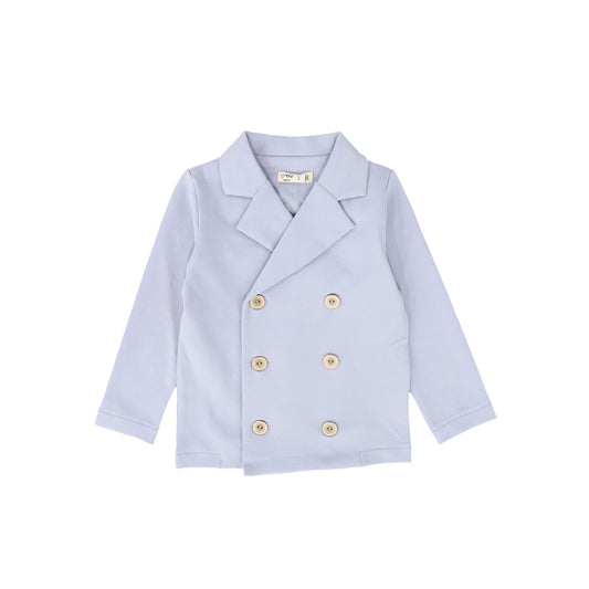 CREW KIDS BLUE DOUBLE BREASTED BLAZER