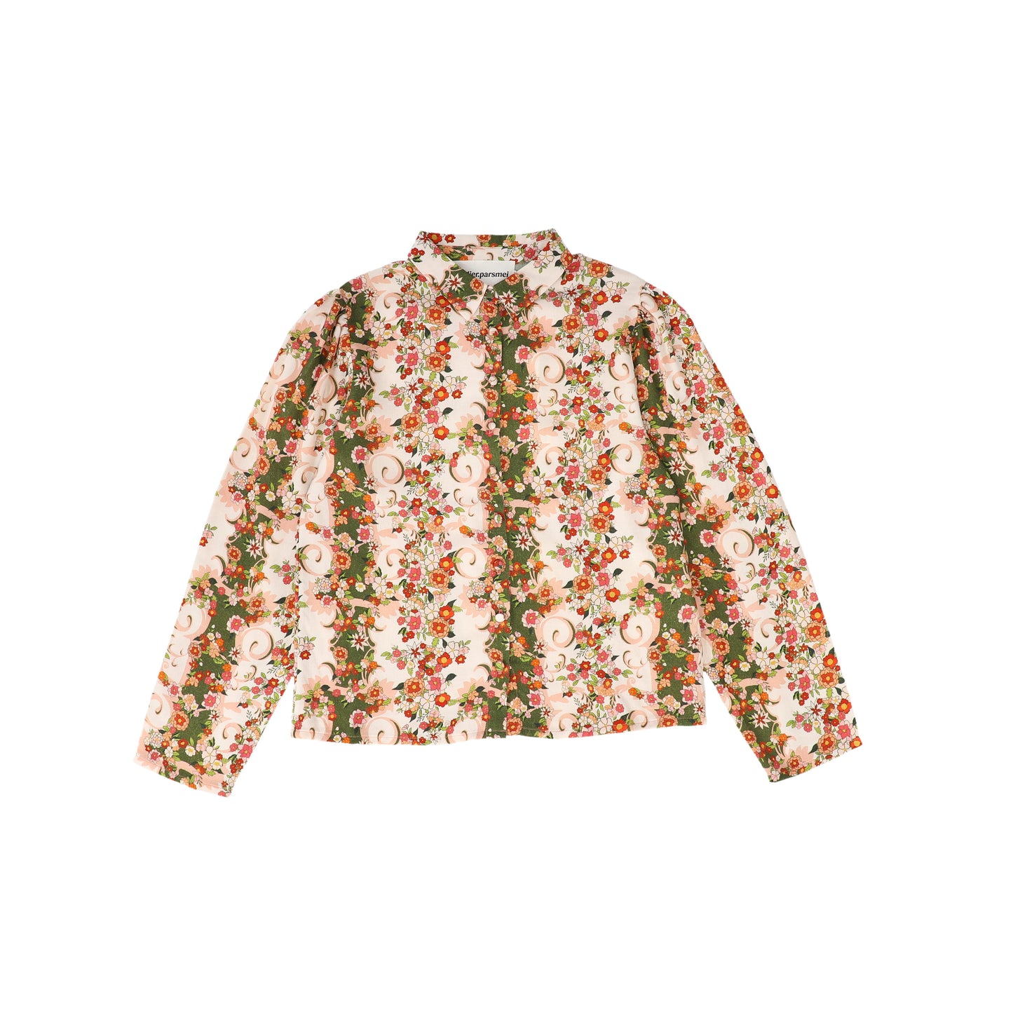 ATELIER PARSMEI PINK FLORAL BLOUSE [FINAL SALE]