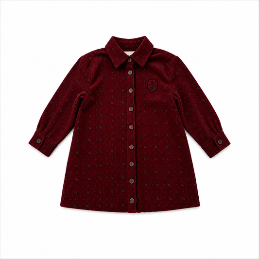 LIMONANA RED HERITAGE DRESS