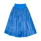 MAISON MANGOSTAN ELECTRIC BLUE VELVET SKIRT