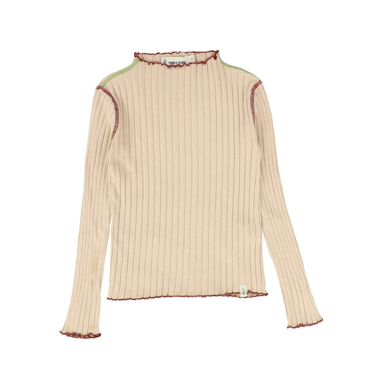 BONNIE AND THE GANG BIEGE RIBBED TURTLENECK [Final Sale]