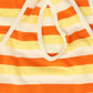 BE FOR ALL YELLOW/ORANGE CRISS CROSS JUMPER [FINAL SALE]