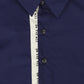 BE FOR ALL NAVY COLLAR SHIRT